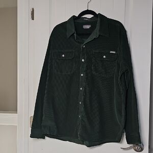 NWOT Eddie Bauer XL Green Lightweight Shirt Jacket